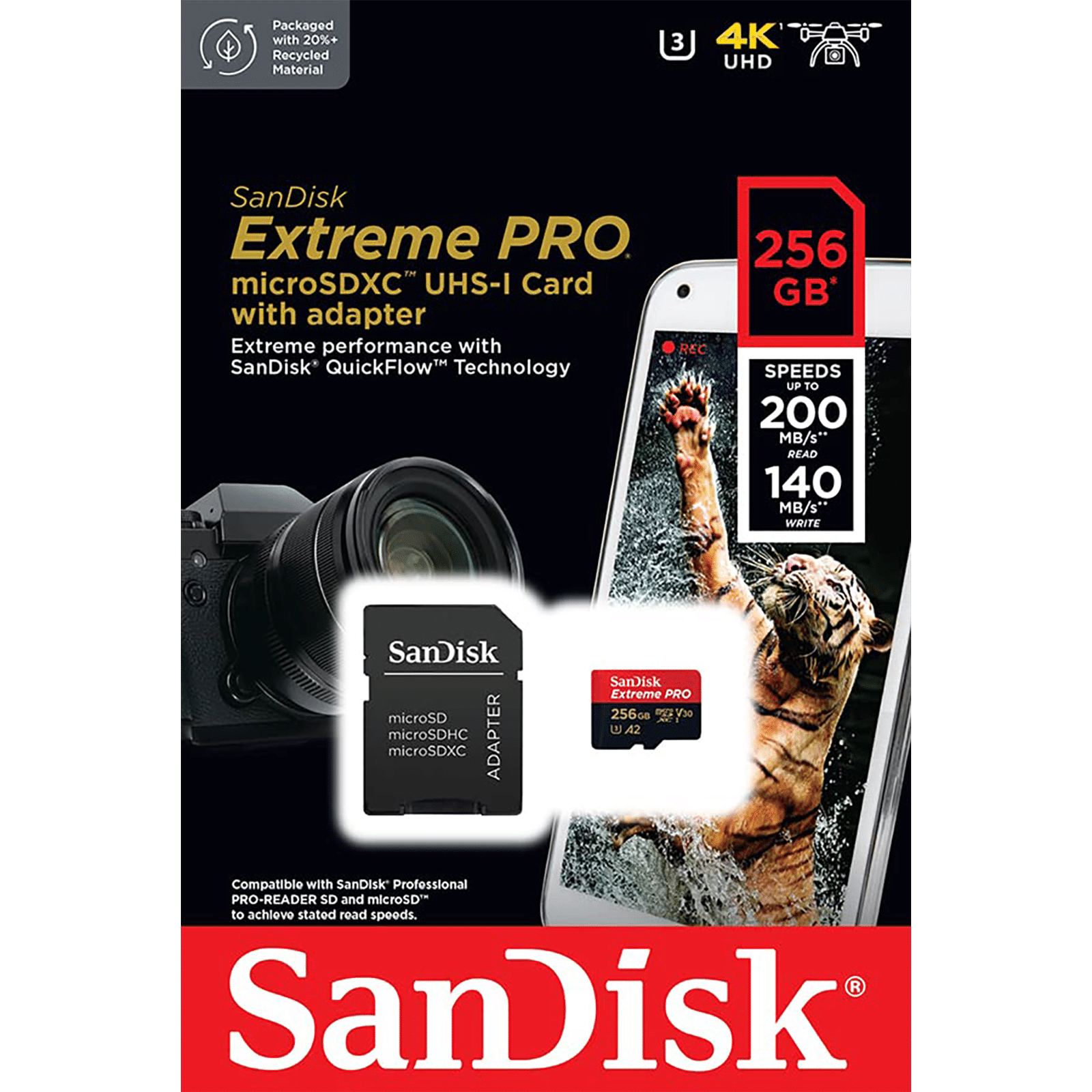 Buy SanDisk Extreme Pro MicroSDXC 512GB Class 3 200MB/s Memory Card Online – Croma